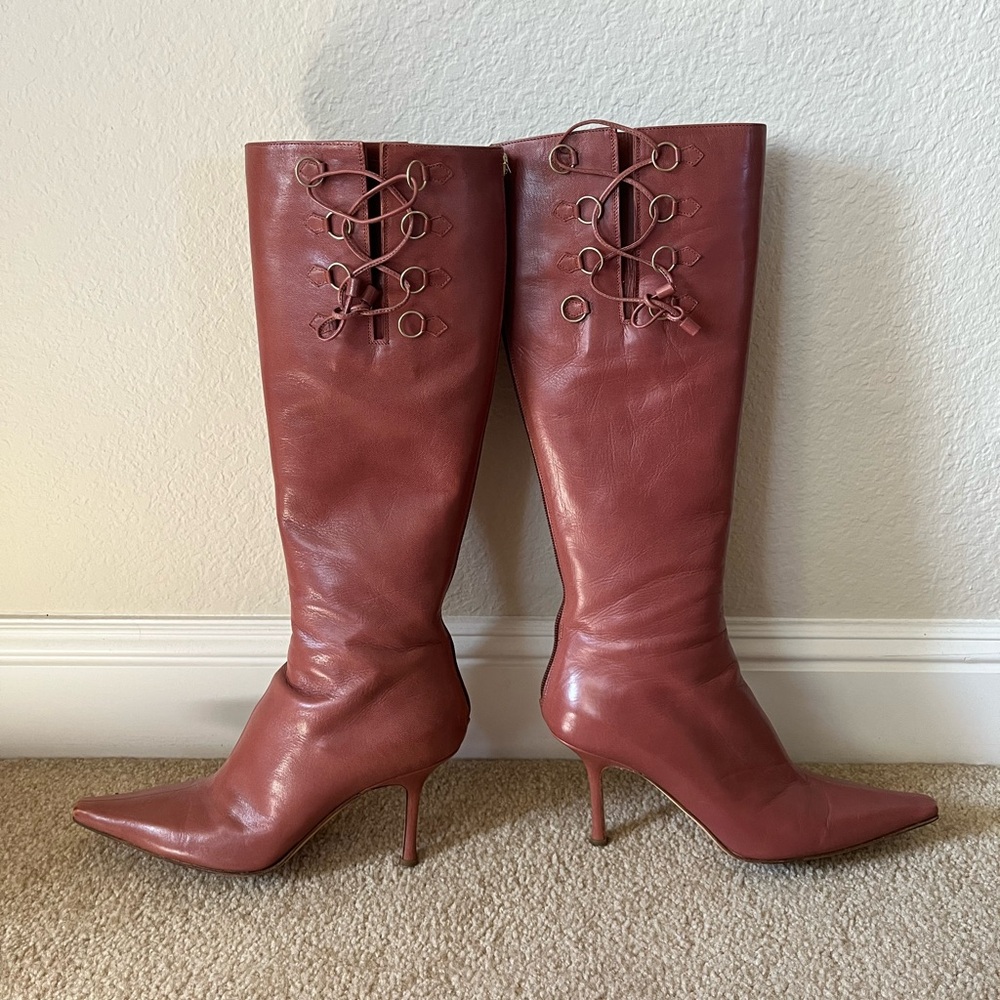Stunning Jimmy Choo leather boots. Size 41, 10.5 US